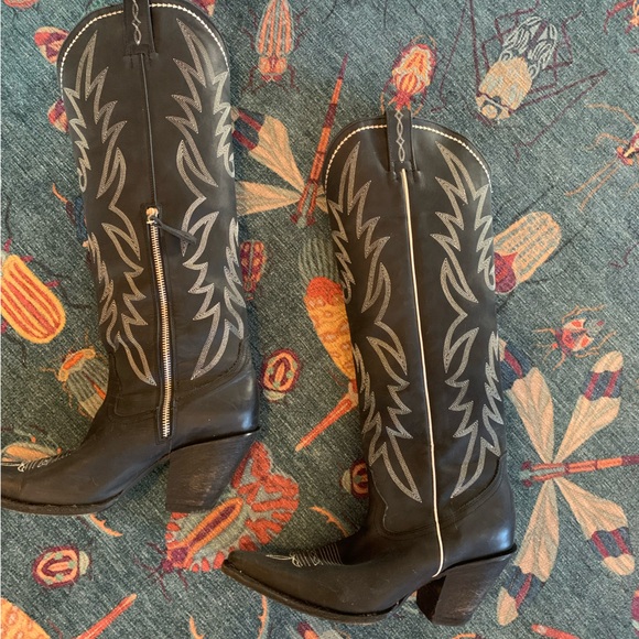 IDYLLWIND WOMEN'S GWENNIE NILO TALL LEATHER WESTERN BOOTS - SNIP TOE - Picture 3 of 12